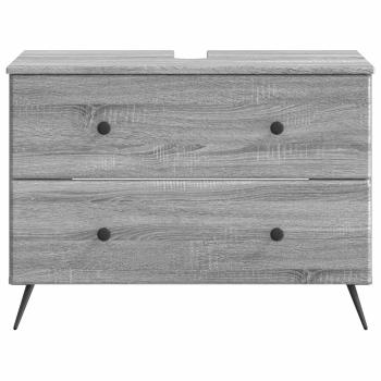 Waschbeckenschrank BREDA Sonoma-Grau 82 x 41 x 59 cm