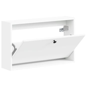 Wandmontierter Schuhschrank BREDA 71 x 17 x 43 cm Holzwerkstoff