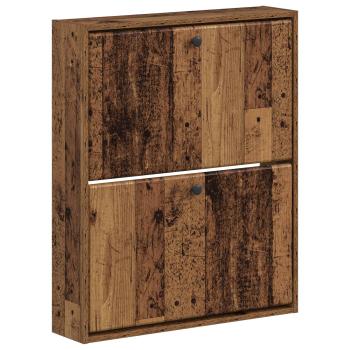 Wandmontierter Schuhschrank BREDA 71 x 17 x 86 cm Holzwerkstoff