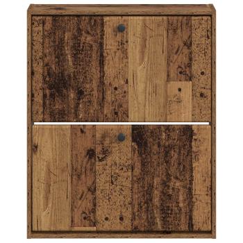 Wandmontierter Schuhschrank BREDA 71 x 17 x 86 cm Holzwerkstoff