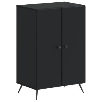 Schuhschrank BREDA 59,5 x 39,5 x 90 cm Holzwerkstoff Schwarz