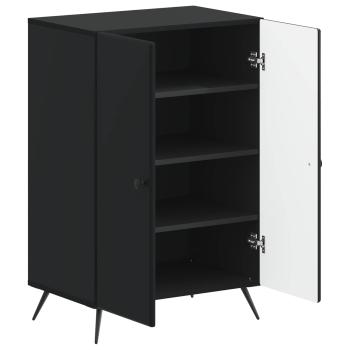 Schuhschrank BREDA 59,5 x 39,5 x 90 cm Holzwerkstoff Schwarz
