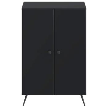 Schuhschrank BREDA 59,5 x 39,5 x 90 cm Holzwerkstoff Schwarz