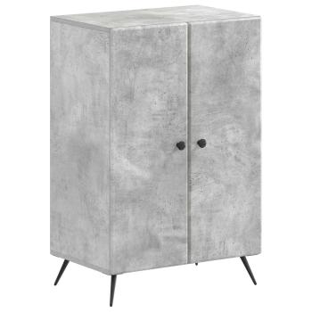 Schuhschrank BREDA 59,5 x 39,5 x 90 cm Holzwerkstoff Betongrau