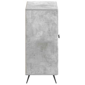 Schuhschrank BREDA 59,5 x 39,5 x 90 cm Holzwerkstoff Betongrau