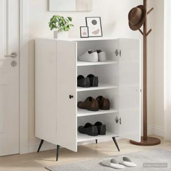 ARDEBO.de - Schuhschrank BREDA 59,5 x 39,5 x 90 cm Holzwerkstoff