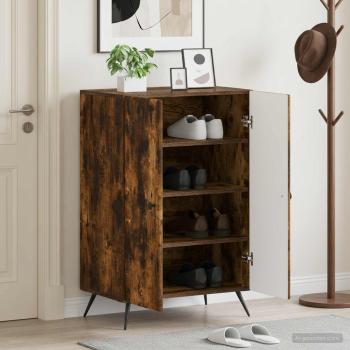 ARDEBO.de - Schuhschrank BREDA 59,5 x 39,5 x 90 cm Holzwerkstoff