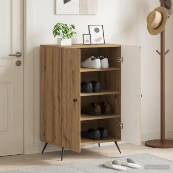 ARDEBO.de - Schuhschrank BREDA 59,5 x 39,5 x 90 cm Holzwerkstoff
