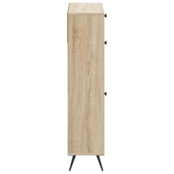 Schuhschrank BREDA 78 x 24 x 103 cm Holzwerkstoff Sonoma-Eiche