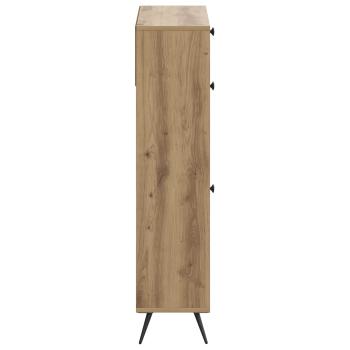 Schuhschrank BREDA 78 x 24 x 103 cm Holzwerkstoff Artisan-Eiche