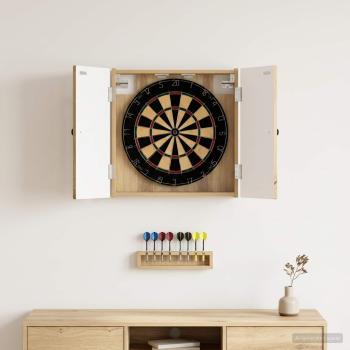 ARDEBO.de - Dartboard Schrank BREDA Artisan-Eiche 52,5 x 10,5 x 53,5 cm