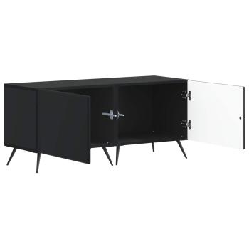 TV-Schrank Schwarz Holzwerkstoff