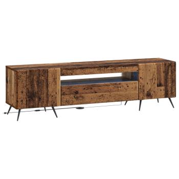 LED-TV-Schrank Altholz Holzwerkstoff