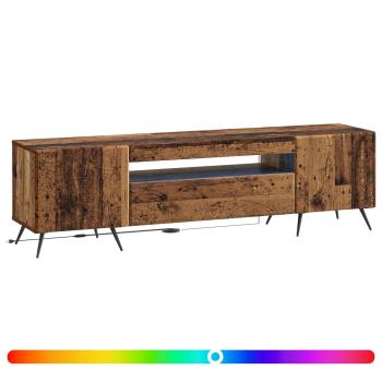 LED-TV-Schrank Altholz Holzwerkstoff