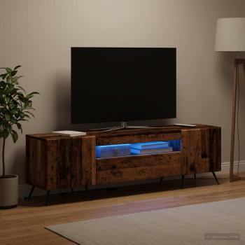 LED-TV-Schrank Altholz Holzwerkstoff