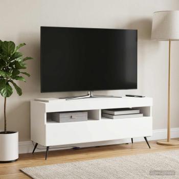 ARDEBO.de - LED-TV-Schrank Weiß Holzwerkstoff