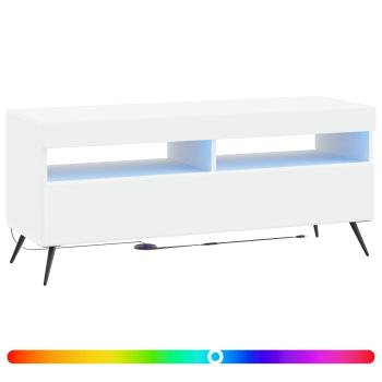 LED-TV-Schrank Weiß Holzwerkstoff