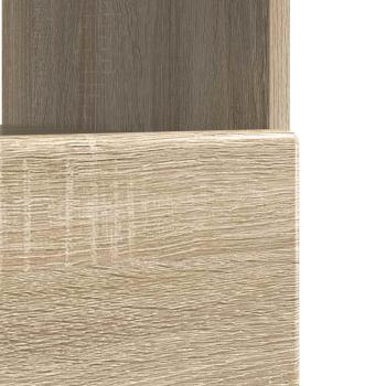 LED-TV-Schrank Sonoma-Eiche Holzwerkstoff
