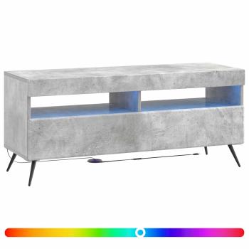 LED-TV-Schrank Betongrau Holzwerkstoff