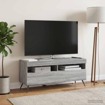 ARDEBO.de - LED-TV-Schrank Sonoma-Grau Holzwerkstoff