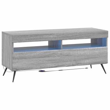 LED-TV-Schrank Sonoma-Grau Holzwerkstoff