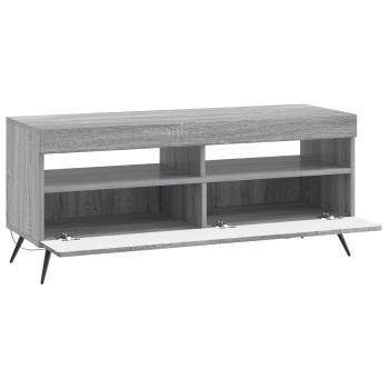 LED-TV-Schrank Sonoma-Grau Holzwerkstoff