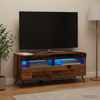LED-TV-Schrank Altholz Holzwerkstoff