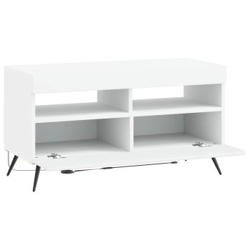 LED-TV-Schrank Weiß Holzwerkstoff