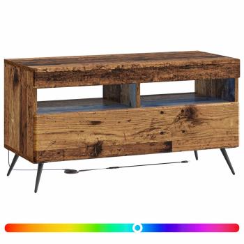 LED-TV-Schrank Altholz Holzwerkstoff
