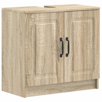 ARDEBO.de - Waschbeckenschrank UTRECHT Sonoma-Eiche 59,5 x 31,5 x 59 cm