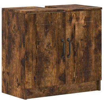 Waschbeckenschrank UTRECHT Raucheiche 59,5 x 31,5 x 59 cm