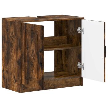 Waschbeckenschrank UTRECHT Raucheiche 59,5 x 31,5 x 59 cm