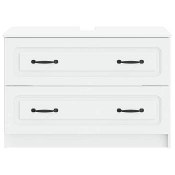 Waschbeckenschrank UTRECHT Weiß 82 x 41 x 56 cm Holzwerkstoff