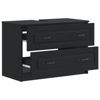 Waschbeckenschrank UTRECHT Schwarz 82 x 41 x 56 cm