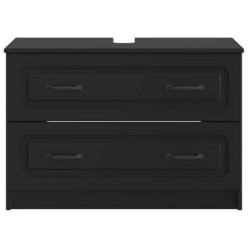 Waschbeckenschrank UTRECHT Schwarz 82 x 41 x 56 cm