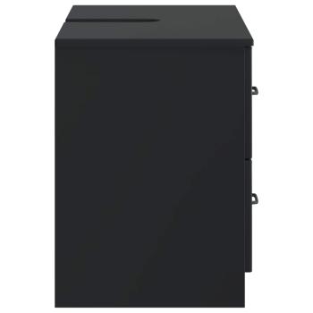 Waschbeckenschrank UTRECHT Schwarz 82 x 41 x 56 cm