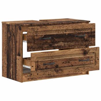 Waschbeckenschrank UTRECHT Altholz 82 x 41 x 56 cm