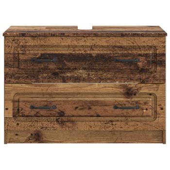 Waschbeckenschrank UTRECHT Altholz 82 x 41 x 56 cm