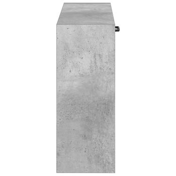 Wandmontierter Schuhschrank UTRECHT 71 x 17 x 43 cm Betongrau