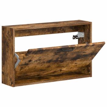 Wandmontierter Schuhschrank UTRECHT 71 x 17 x 43 cm