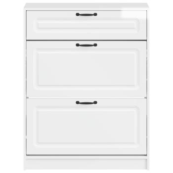 Schuhschrank UTRECHT 78 x 24 x 100 cm Holzwerkstoff