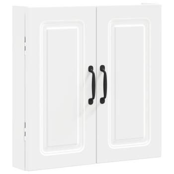 Dartboard Schrank UTRECHT Wei? 52,5 x 10,5 x 53,5 cm