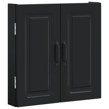 Dartboard Schrank UTRECHT Schwarz 52,5 x 10,5 x 53,5 cm