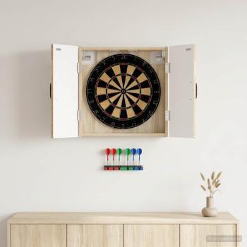 ARDEBO.de - Dartboard Schrank UTRECHT Sonoma-Eiche 52,5 x 10,5 x 53,5 cm