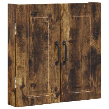 Dartboard Schrank UTRECHT Raucheiche 52,5 x 10,5 x 53,5 cm