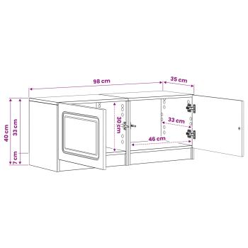 TV-Schrank Sonoma-Eiche Holzwerkstoff