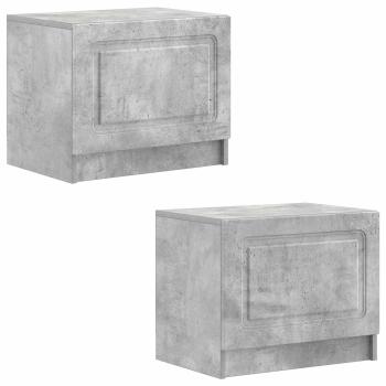 TV-Schrank Betongrau Holzwerkstoff