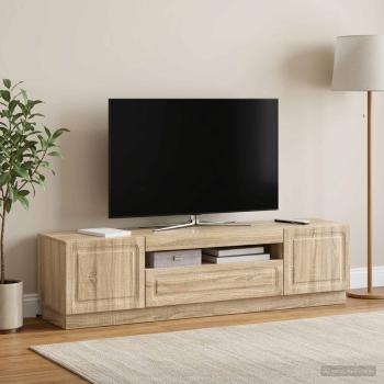 ARDEBO.de - LED-TV-Schrank Sonoma-Eiche Holzwerkstoff