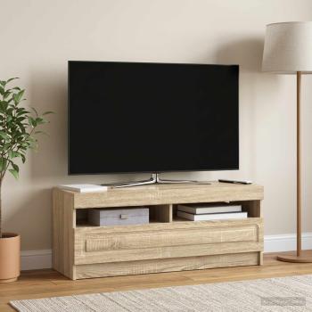 ARDEBO.de - LED-TV-Schrank Sonoma-Eiche Holzwerkstoff