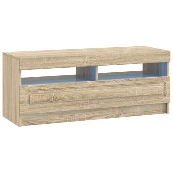 LED-TV-Schrank Sonoma-Eiche Holzwerkstoff